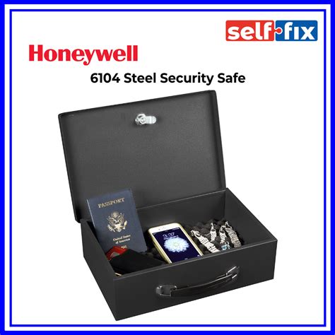 honeywell steel security box 6104|6104 security box.